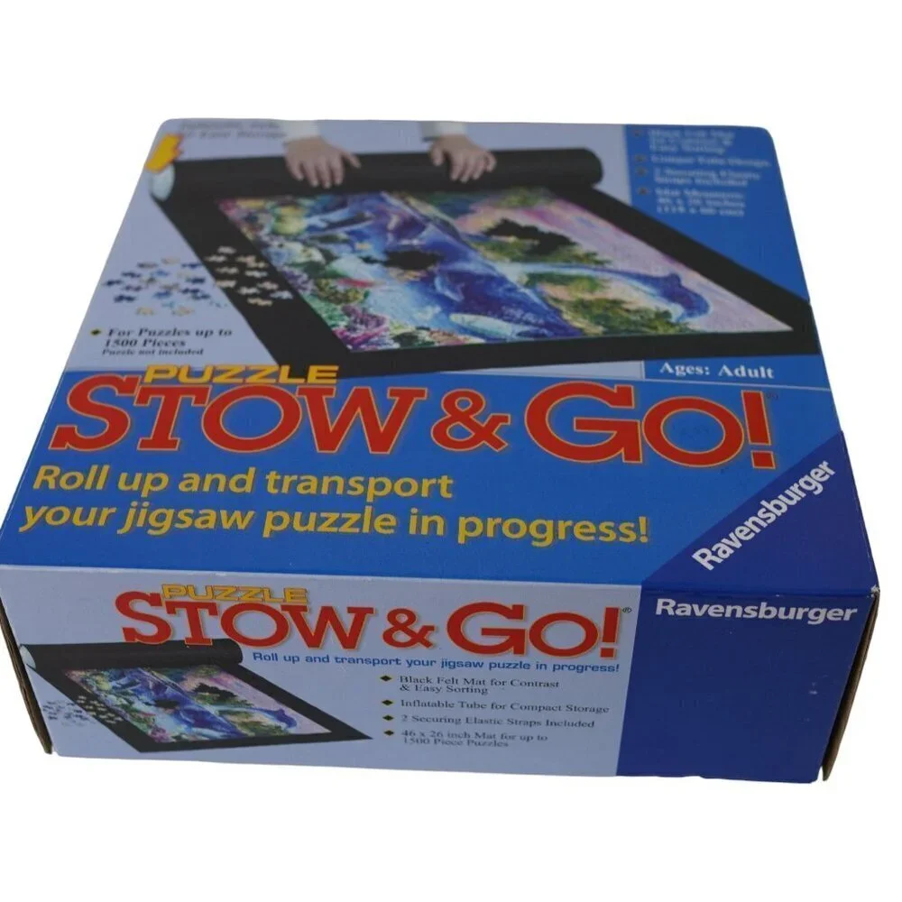 NWT Ravensburger Stow & Go 1000 PC Puzzle Storage System - The Perfect Puzzle Ac